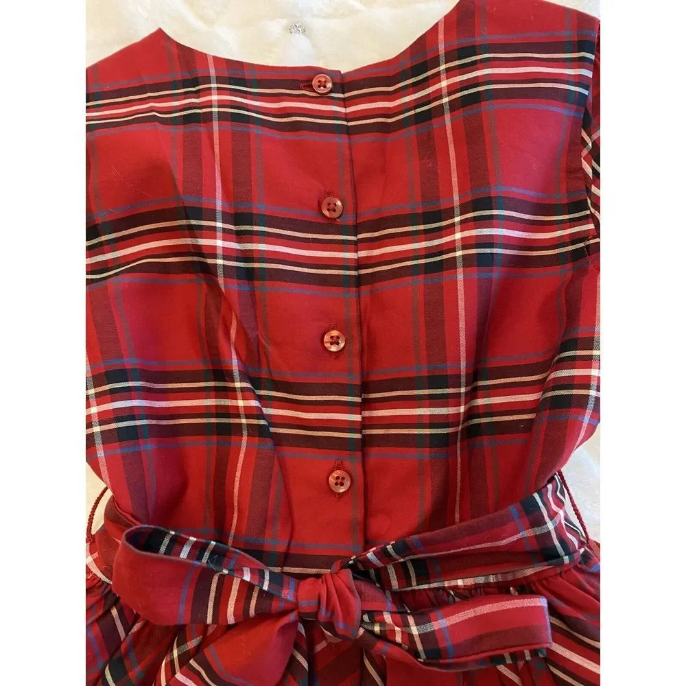 Carter's Red Plaid Holiday Dress